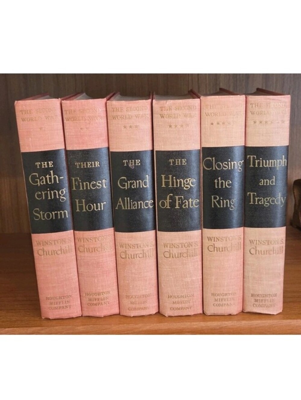 The Second World War by Winston Churchill -6 Volumes Complete; BOMC